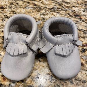 Grey Freshly Picked Moccasins